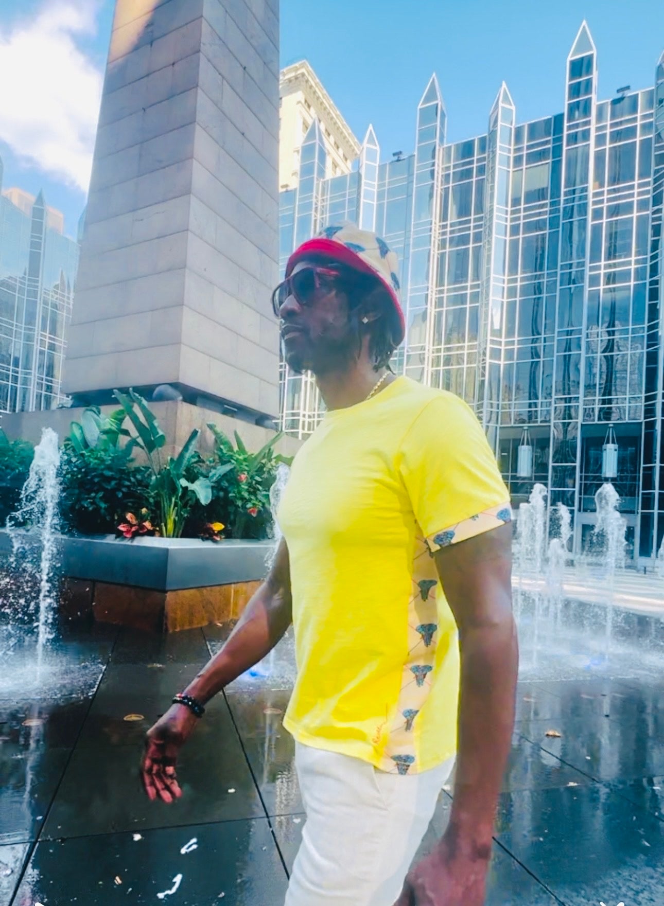 Redline Classic Elephant 100% Cotton Tee (Yellow)