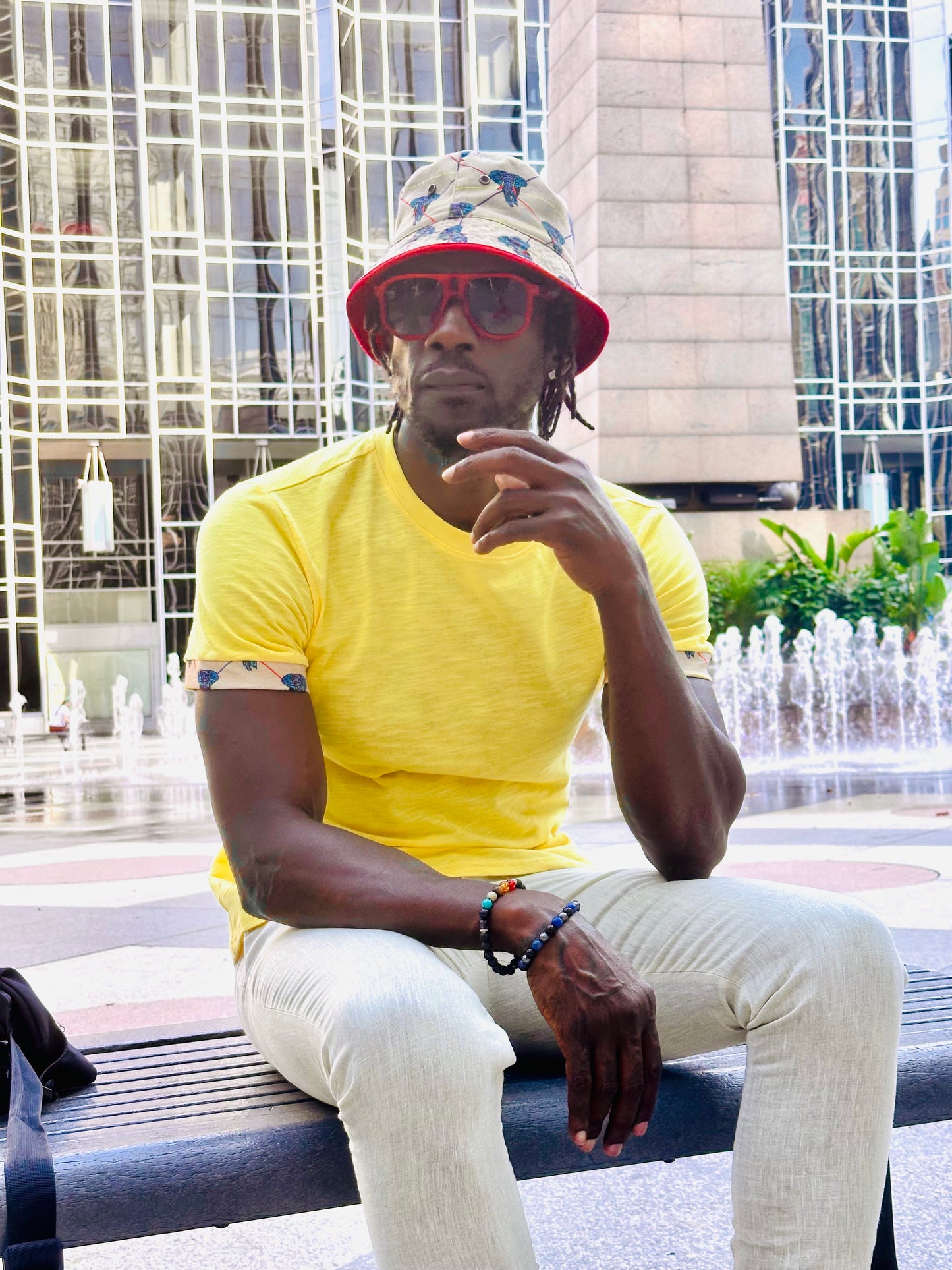 Redline Classic Elephant 100% Cotton Tee (Yellow)