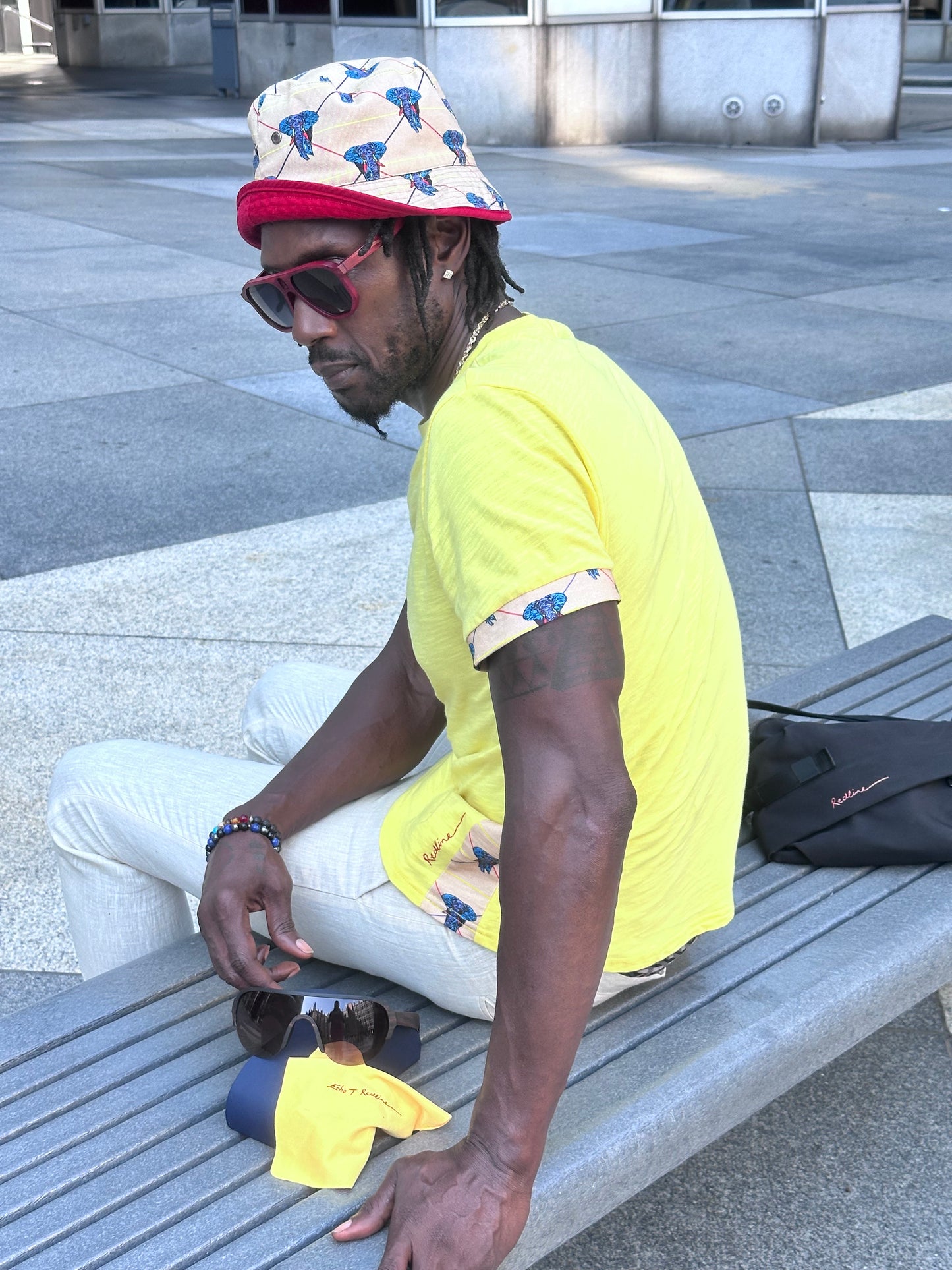Redline Classic Elephant 100% Cotton Tee (Yellow)