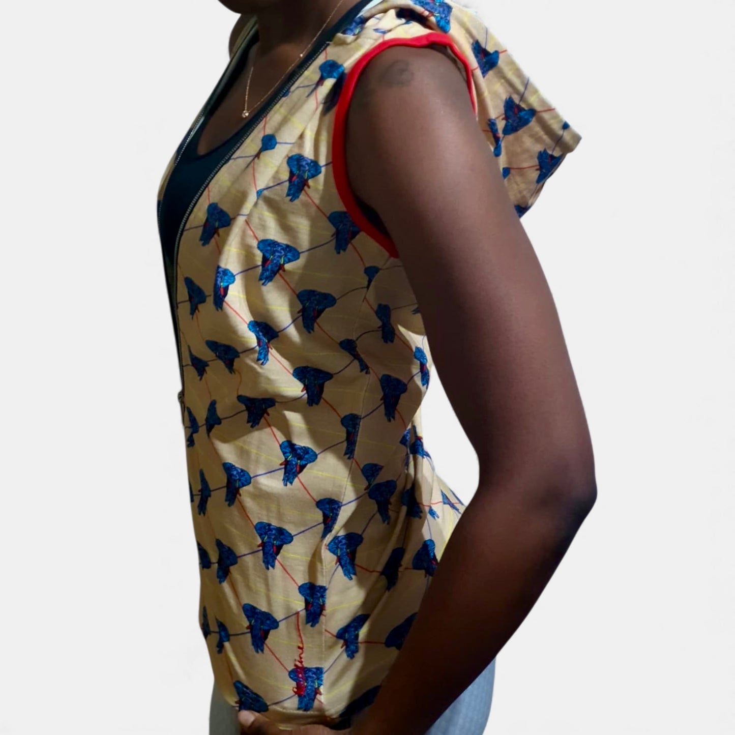 Classic Cotton Redline Hooded Zip Up