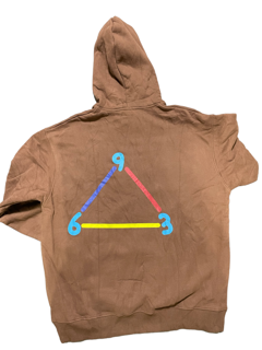 fleece line hoodie
