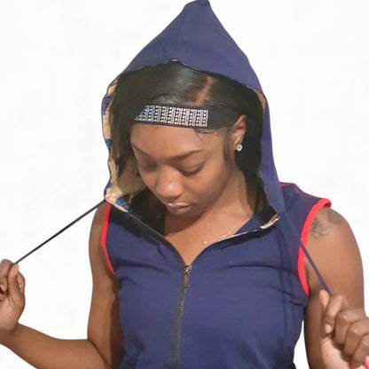 Classic Cotton Redline Hooded Zip Up