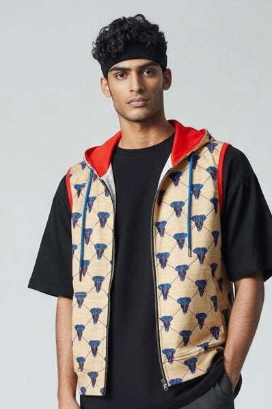 Classic Cotton Redline Hooded Zip Up