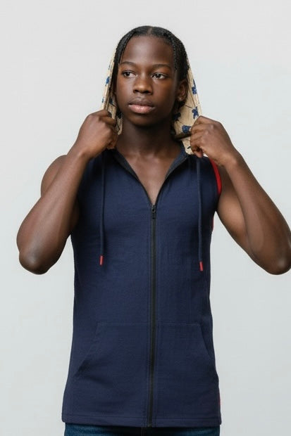 Classic Cotton Redline Hooded Zip Up