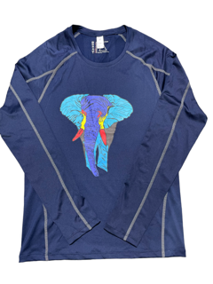 long sleeve elephant athletic shirt